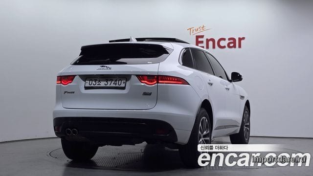 JAGUAR F-PACE 2018 — 124 460 км, белый, Корея — под ключ — фото 2