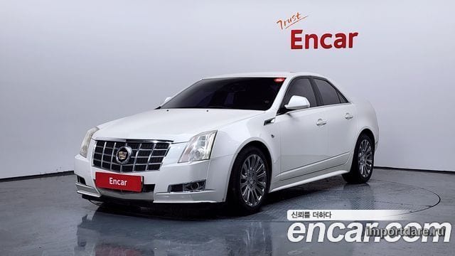 CADILLAC CTS 2012 — 174 508 км, белый-перламутр, Корея — под ключ — фото 1