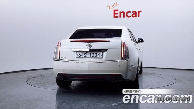 CADILLAC CTS 2012 — 174 508 км, белый-перламутр, Корея — под ключ — фото 4