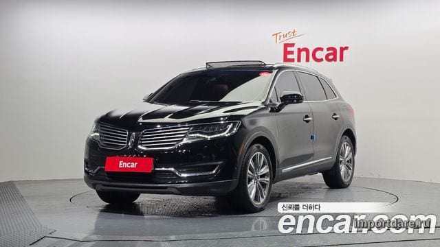 LINCOLN MKX 2017 — 135 572 км, чёрный, Корея — под ключ — фото 1
