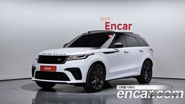 LAND ROVER RANGE ROVER VELAR 2019 — 87 098 км, белый, Корея — под ключ — фото 1
