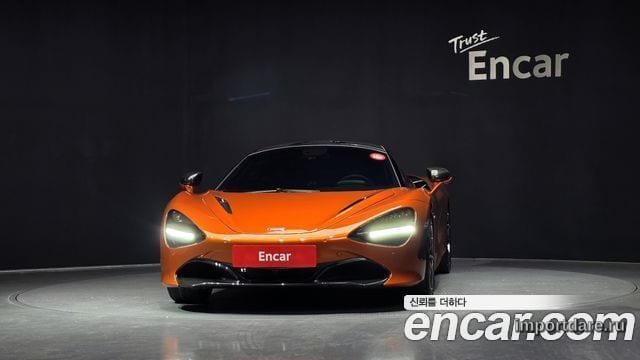 MCLAREN 720S 2018 — 14 624 км, оранжевый, Корея — под ключ — фото 3