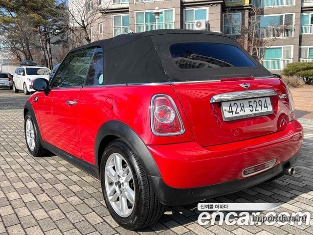 MINI COOPER CONVERTIBLE 2015 — 100 000 км, красный, Корея — под ключ — фото 6