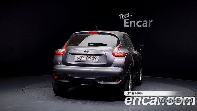 NISSAN JUKE 2016 — 128 664 км, серебристый, Корея — под ключ — фото 4
