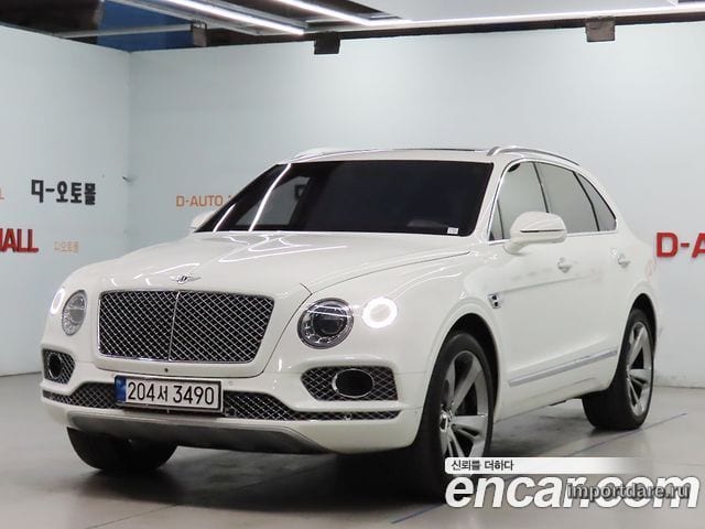 BENTLEY BENTAYGA 2018 — 86 400 км, белый, Корея — под ключ — фото 12