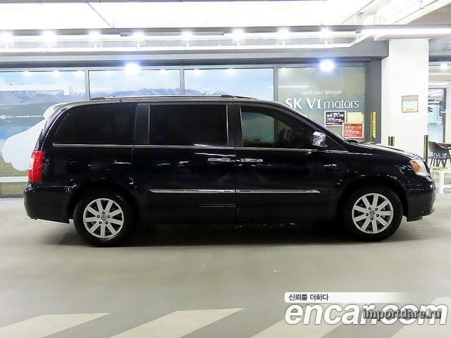 CHRYSLER GRAND VOYAGER 2011 — 190 305 км, синий, Корея — под ключ — фото 3