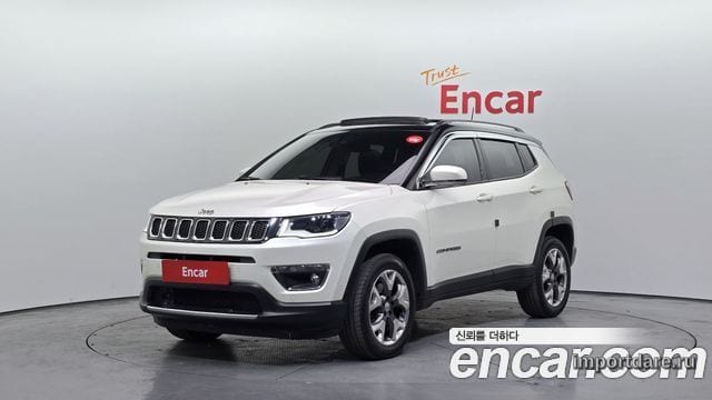 JEEP COMPASS 2020 — 50 268 км, белый-перламутр, Корея — под ключ — фото 1