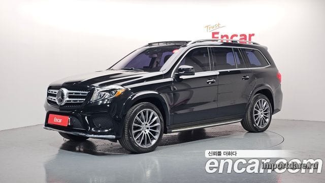 MERCEDES-BENZ GLS-CLASS X166 2017 — 164 581 км, чёрный, Корея — под ключ — фото 1