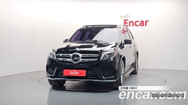 MERCEDES-BENZ GLS-CLASS X166 2017 — 164 581 км, чёрный, Корея — под ключ — фото 3