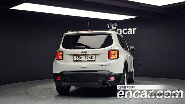 JEEP RENEGADE 2019 — 6 462 км, белый, Корея — под ключ — фото 4