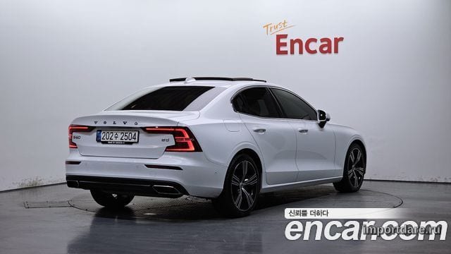VOLVO S60 2022 — 59 976 км, белый, Корея — под ключ — фото 2