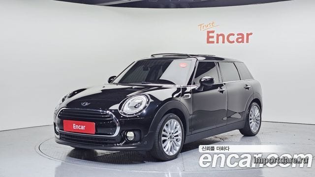 MINI COOPER D CLUBMAN 2016 — 72 996 км, чёрный, Корея — под ключ — фото 1