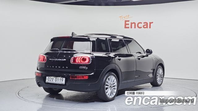 MINI COOPER D CLUBMAN 2016 — 72 996 км, чёрный, Корея — под ключ — фото 2