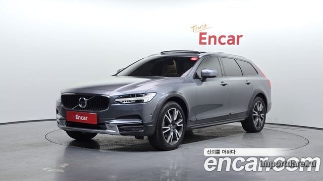 VOLVO V90 CROSS COUNTRY 2019 — 160 429 км, серый, Корея — под ключ — фото 1