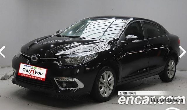 RENAULT KOREA SM3 NEO 2015 — 120 000 км, чёрный, Корея — под ключ — фото 2
