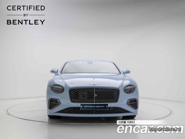 BENTLEY CONTINENTAL 2025 — 4 638 км, голубой, Корея — под ключ — фото 3
