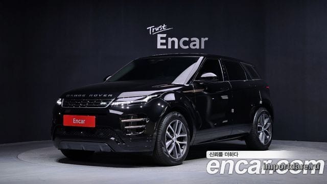 LAND ROVER RANGE ROVER EVOQUE 2025 — 403 км, чёрный, Корея — под ключ — фото 1