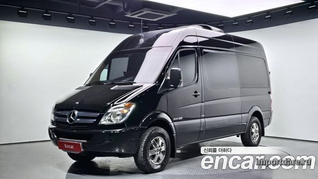 MERCEDES-BENZ SPRINTER 2012 — 166 599 км, чёрный, Корея — под ключ — фото 1