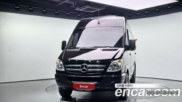MERCEDES-BENZ SPRINTER 2012 — 166 599 км, чёрный, Корея — под ключ — фото 3