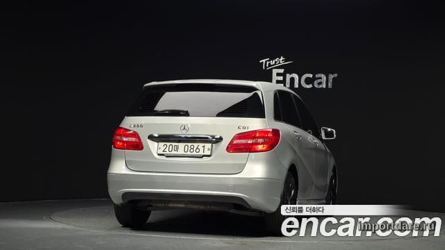 MERCEDES-BENZ B-CLASS W246 2013 — 168 684 км, серебристый, Корея — под ключ — фото 4