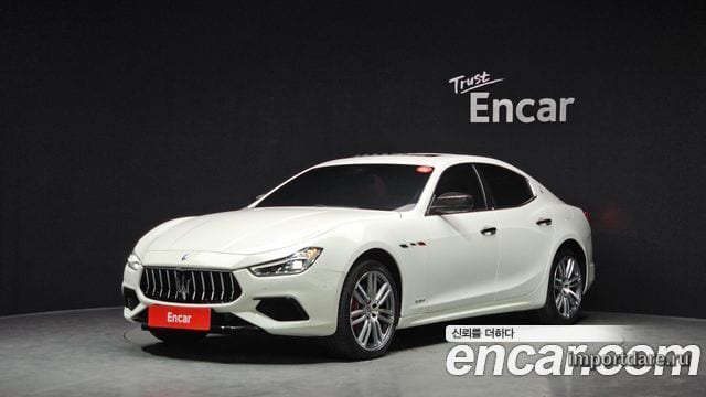MASERATI GHIBLI 2019 — 87 824 км, белый, Корея — под ключ — фото 1