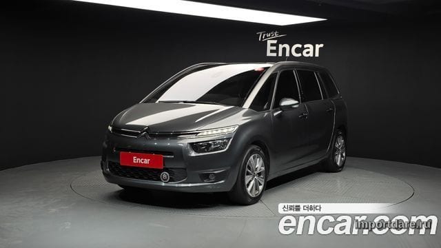 CITROEN GRAND C4 PICASSO 2015 — 127 231 км, серый, Корея — под ключ — фото 1