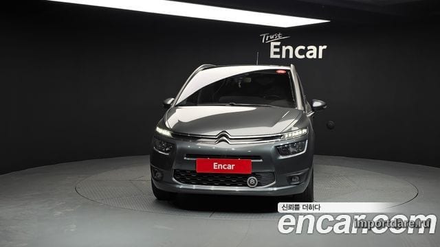 CITROEN GRAND C4 PICASSO 2015 — 127 231 км, серый, Корея — под ключ — фото 3