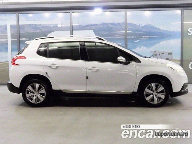 PEUGEOT 2008 2015 — 66 165 км, белый, Корея — под ключ — фото 3