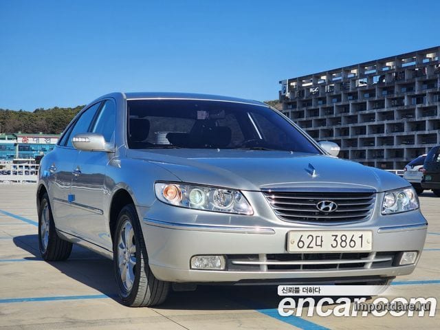 HYUNDAI GRANDEUR NEW LUXURY 2009 — 181 991 км, серебристый, Корея — под ключ — фото 2