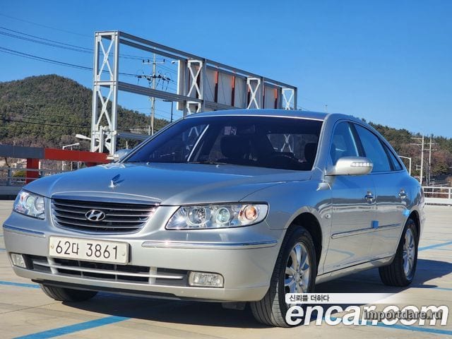 HYUNDAI GRANDEUR NEW LUXURY 2009 — 181 991 км, серебристый, Корея — под ключ — фото 3