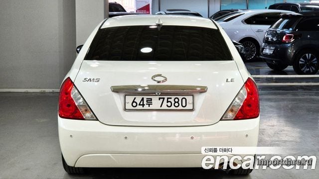 RENAULT KOREA SM5 NEW IMPRESSION 2009 — 113 248 км, белый-перламутр, Корея — под ключ — фото 5