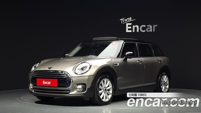 MINI COOPER D CLUBMAN 2016 — 153 728 км, светло-золотистый, Корея — под ключ — фото 1
