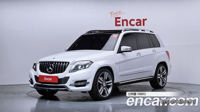 MERCEDES-BENZ GLK-CLASS X204 2013 — 186 650 км, белый, Корея — под ключ — фото 1