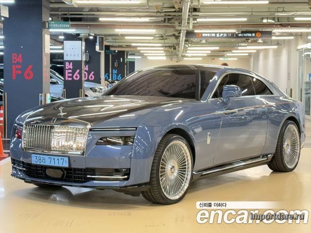 ROLLS-ROYCE SPECTRE 2024 — 12 300 км, голубой, Корея — под ключ — фото 12