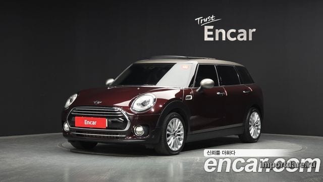 MINI COOPER D CLUBMAN 2017 — 83 588 км, коричневый, Корея — под ключ — фото 1