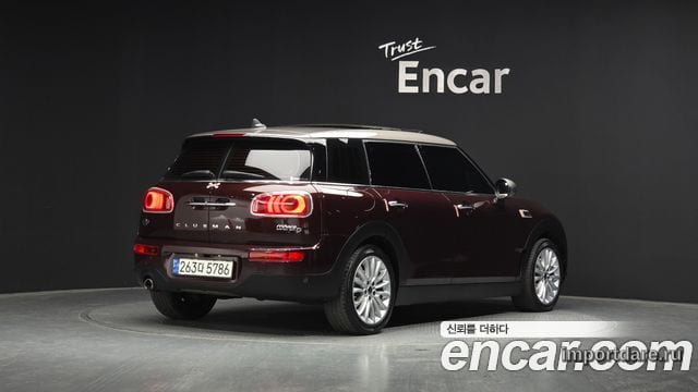 MINI COOPER D CLUBMAN 2017 — 83 588 км, коричневый, Корея — под ключ — фото 2