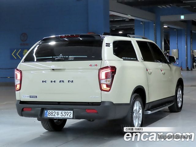 Kgm Musso Sports Khan сзади