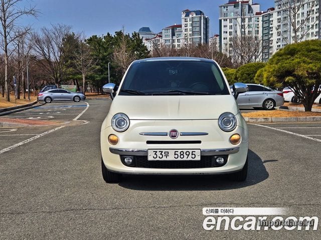 FIAT 500 2013 — 191 170 км, белый-перламутр, Корея — под ключ — фото 2
