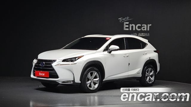 LEXUS NX300H 2015 — 81 887 км, белый, Корея — под ключ — фото 1