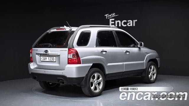KIA NEW SPORTAGE 2009 — 96 472 км, серебристо-серый, Корея — под ключ — фото 2
