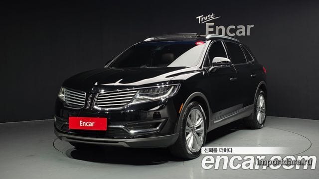 LINCOLN MKX 2017 — 57 011 км, чёрный, Корея — под ключ — фото 1