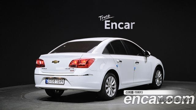 CHEVROLET AMAZING NEW CRUZE 2016 — 88 589 км, белый, Корея — под ключ — фото 2
