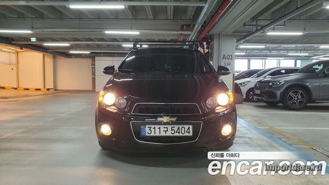 CHEVROLET AVEO SEDAN 2015 — 107 658 км, чёрный, Корея — под ключ — фото 2