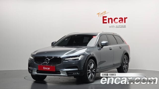 VOLVO V90 CROSS COUNTRY 2019 — 140 934 км, серый, Корея — под ключ — фото 1