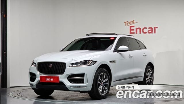 JAGUAR F-PACE 2017 — 114 488 км, белый, Корея — под ключ — фото 1