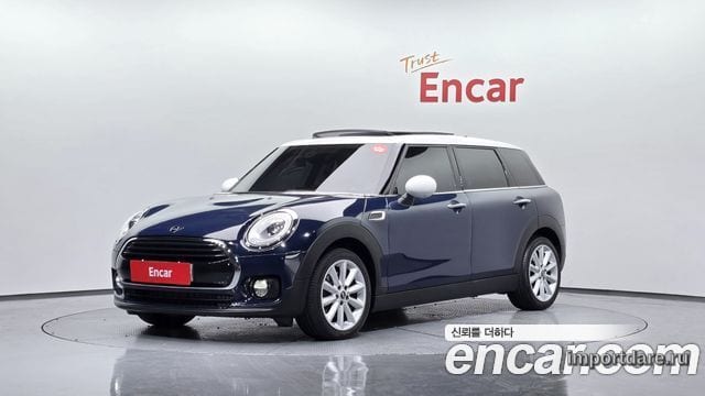 MINI COOPER D CLUBMAN 2018 — 54 703 км, синий, Корея — под ключ — фото 1