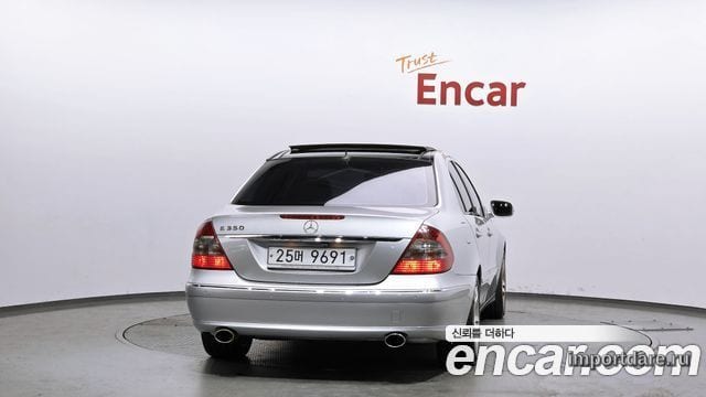 MERCEDES-BENZ E-CLASS W211 2008 — 170 427 км, серебристый, Корея — под ключ — фото 4