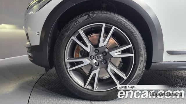 VOLVO V90 CROSS COUNTRY 2019 — 72 444 км, белый, Корея — под ключ — фото 5