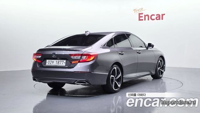 HONDA ACCORD 1 2018 — 88 111 км, серебристо-серый, Корея — под ключ — фото 2