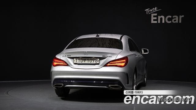 MERCEDES-BENZ CLA-CLASS C117 2018 — 68 920 км, серебристый, Корея — под ключ — фото 4